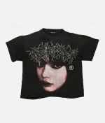Billionaire Studios Cute Girl Face Logo Tee Black (1)
